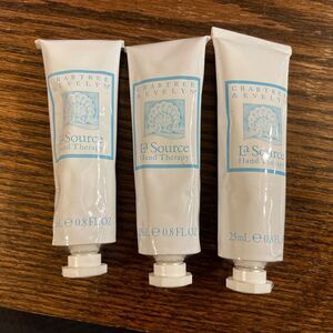 Crabtree & Evelyn La Source Skin Hand Therapy Lot Of 3 NOS Metal Tubes Airline